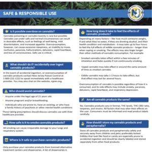 safe cannabis use pdf